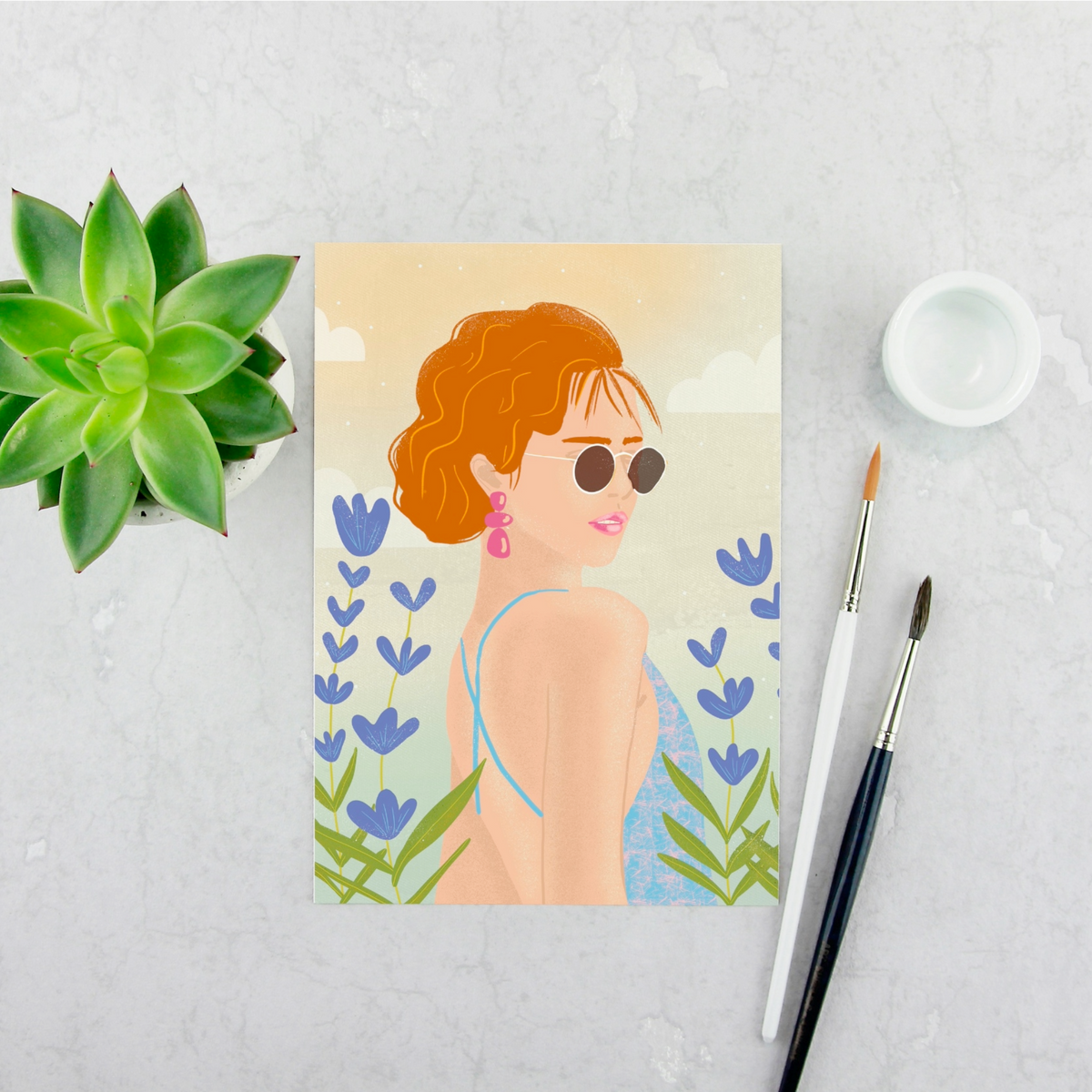 Glamorous Girl Print