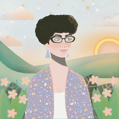 Countryside Girl Print