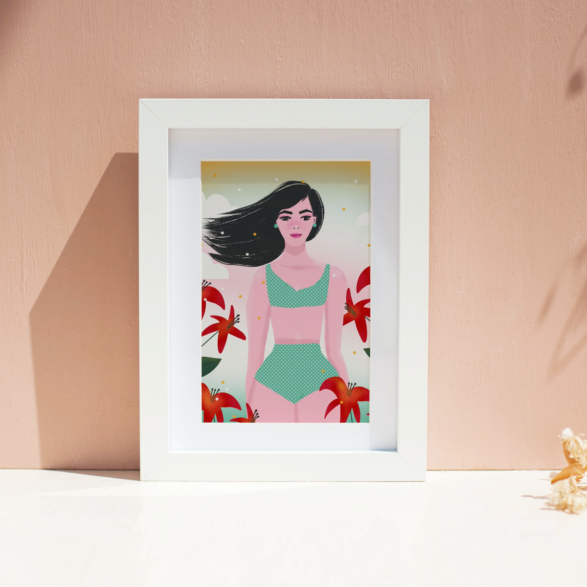 Swimsuit Girl Print