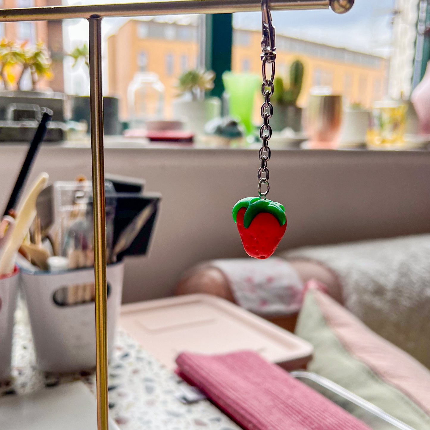 Strawberry Keychain