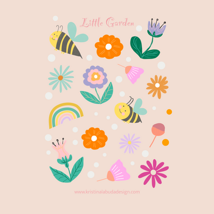 Little Garden Sticker Sheet