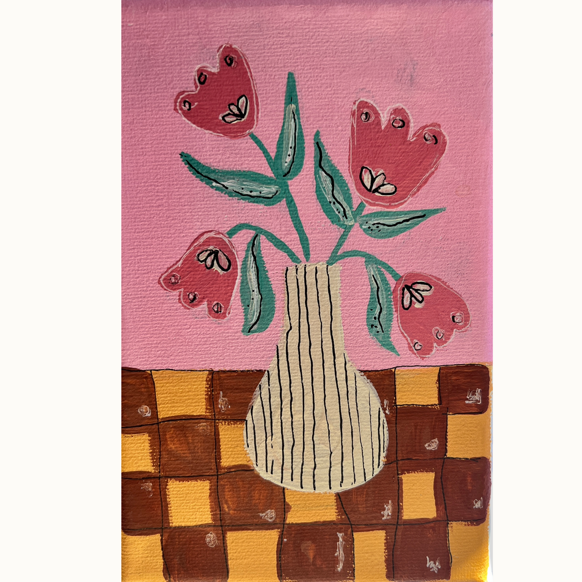 Flower Vase Painting