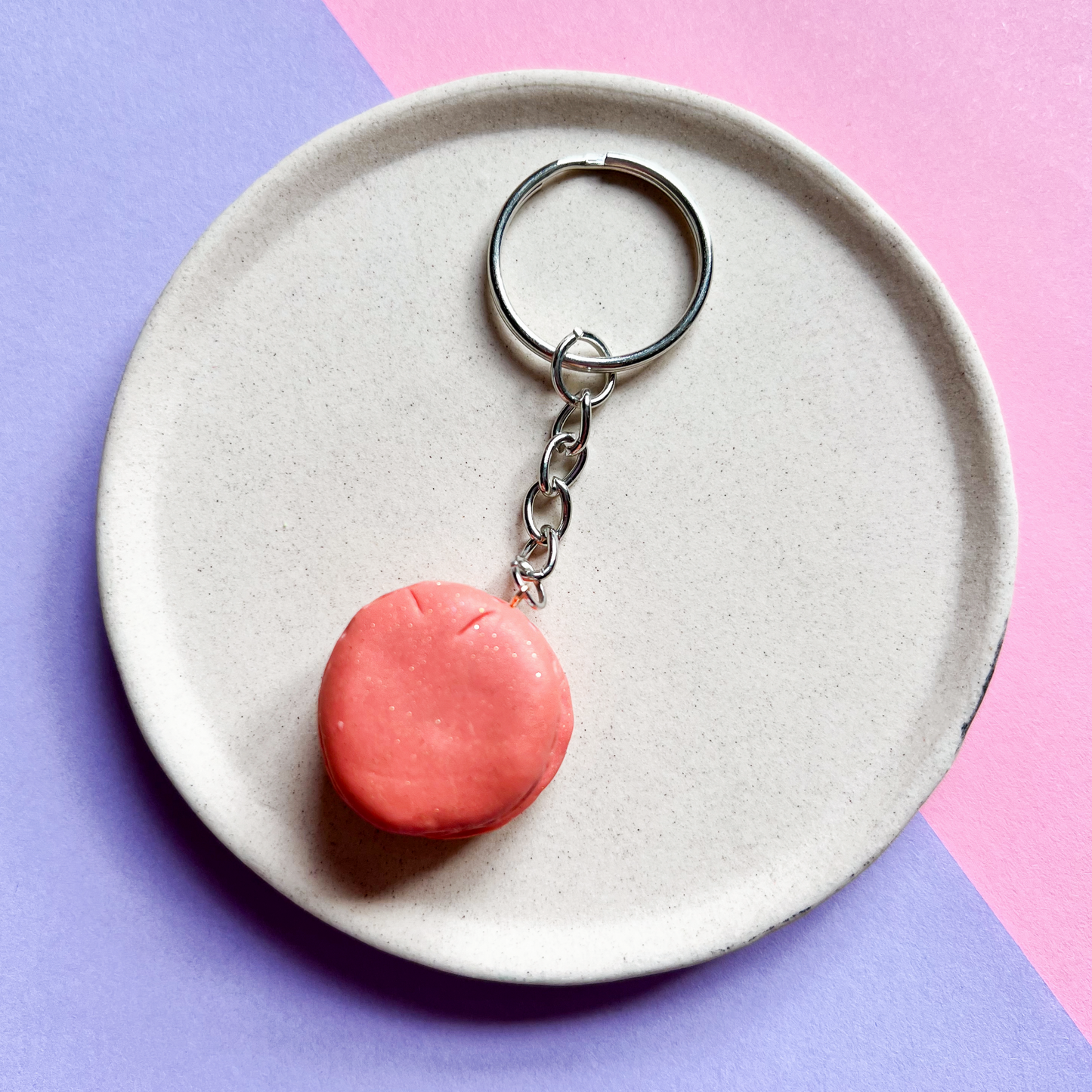 Macaroon Keychain