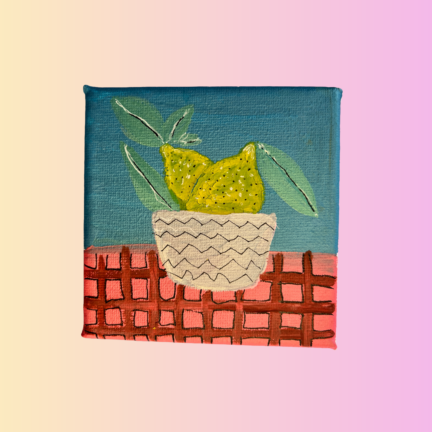 Lemmon Bowl Painting