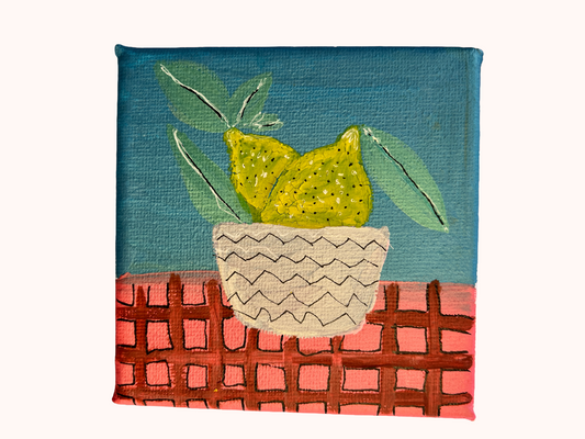 Lemmon Bowl Painting