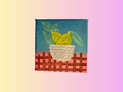 Lemmon Bowl Painting